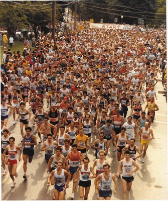 The start of the 10K in 1988.