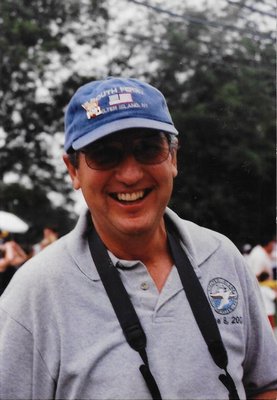 Cliff Clark, who helped create the Shelter Island 10K, in 2003.