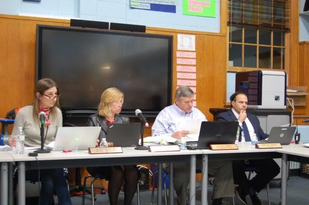 Springs Board of Education at a December meeting. JON WINKLER