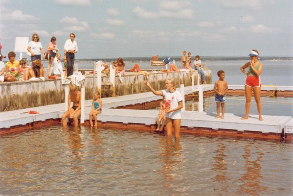 The swimming lessons offered by the Town of Southampton at Tiana Bayside have been a tradition for decades.