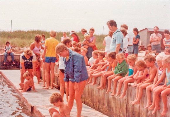 The swimming lessons offered by the Town of Southampton at Tiana Bayside have been a tradition for decades.