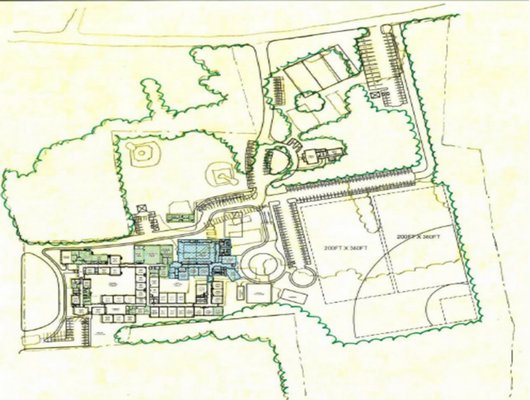 The proposed expansion of the Springs School.