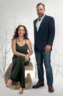 Elizabeth Keenan and Sag Harbor native Greg Wands co-wrote the suspense thriller "The Woman Inside," which was released on January 22. AUGUSTEN BURROUGHS