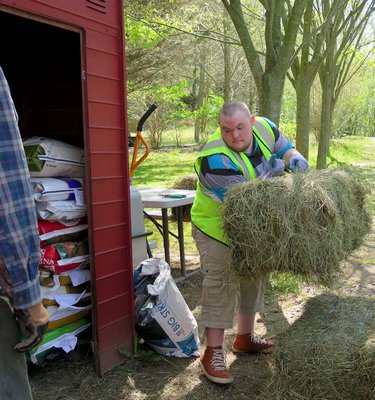 Kevin Irace, 15, works on a farm. COURTESY BOSCES