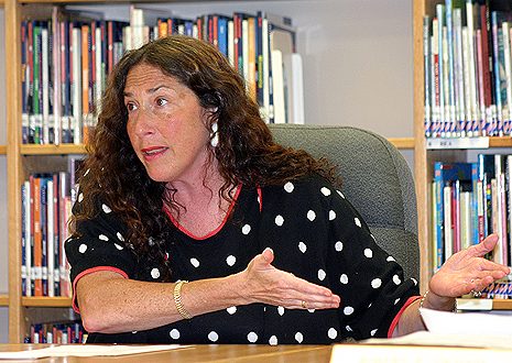 Tuckahoe School Board Chairwoman Sharon Grindle
