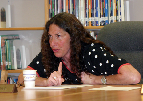 Tuckahoe School Board Chairwoman Sharon Grindle