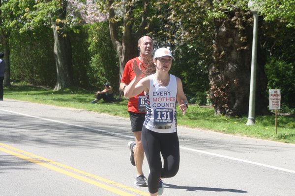 Many runners represented the Every Mother Counts, the official charity partner of the Bridgehampton Half Marathon.      CAILIN RILEY