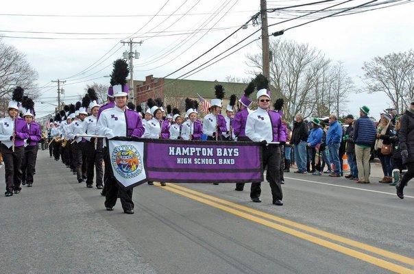 The Hampton Bays Marching band will not be able to march at Disney World in Florida on Friday after half the band got stuck in New York when their flight was cancelled. FILE PHOTO