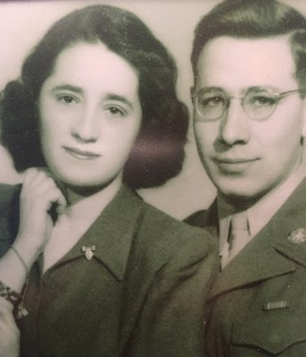 Judith and Gerson Lieber just after WWII.