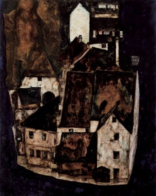Dead City III, Egon Schiele, 1911. COURTESY RAYMOND DOWD