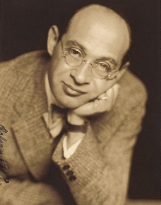 An artist’s photo of Fritz Grünbaum, 1925. COURTESY RAYMOND DOWD