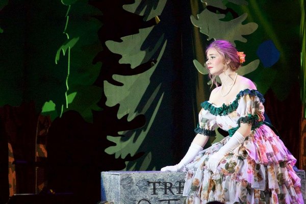 Maura Sitzmann playing the role of Mabel in the Westhampton Beach High School production of "The Pirates of Penzance." COURTESY MAURA SITZMANN