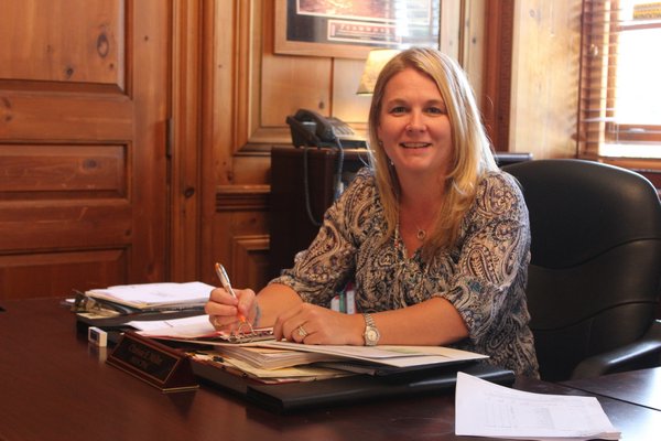 Westhampton Beach Middle School Principal Charisse Miller. BY CAROL MORAN