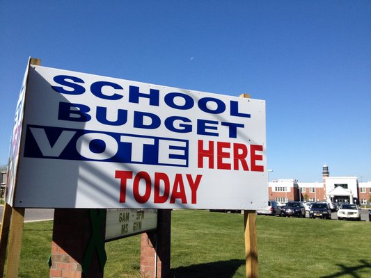 Voters in area school districts headed to the polls on Tuesday. BY DANA SHAW