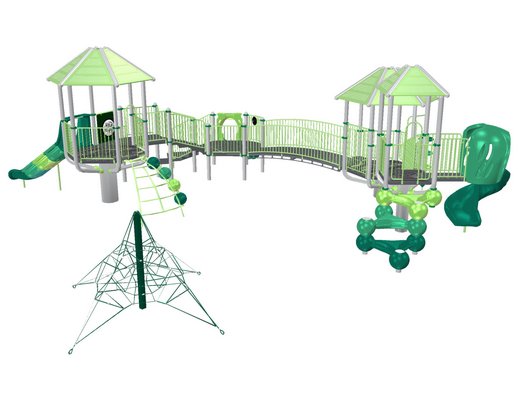 Renderings of the playground pitched by Kyle Wilson of Playsafe. COURTESY KYLE WILSON