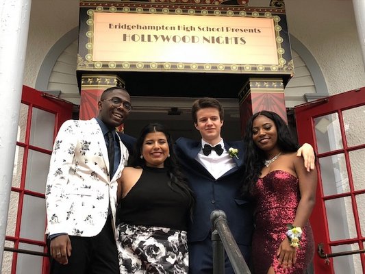 From left: Kwame Yirenkyi, a junior; Patricia Figueroa, a senior; Milo Youngerman, a senior; Autumn Street, a senior. COURTESY MIKE MILLER