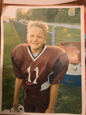 Shawn Stelling during his days playing PAL football.