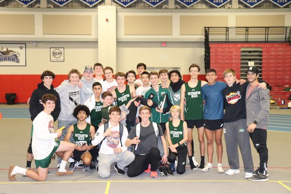 The Westhampton Beach boys track team placed fourth out of 11 teams at the League IV Championships on Saturday night.