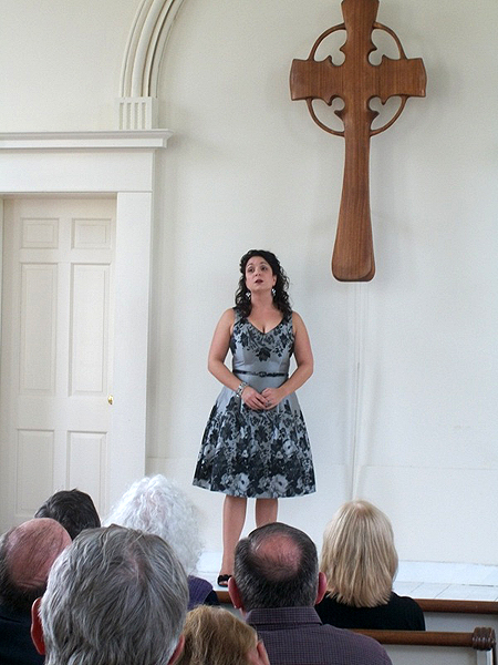 Maria D'Amato will sing at St. Luke's Episcopal Church this weekend. COURTESY MARIA D'AMATO
