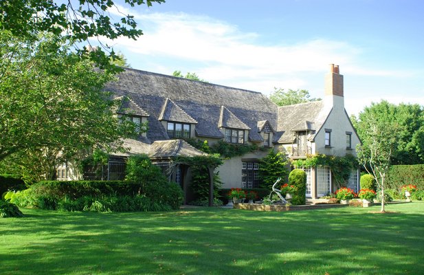 Finished in 1921, this home by the architects Polhemus and Coffin is an Egypt Lane landmark in East Hampton. EAST HAMPTON HISTORICAL SOCIETY