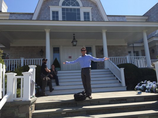 April 30 --Mark Feuerstein on the set of “Royal Pains,” which shot its final two seasons in Southampton, according to writer and co-creator Andrew Lenchewski.