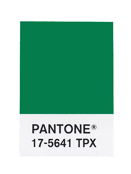 Pantone declared Emerald its 2013 color of the year. COURTESY PANTONE