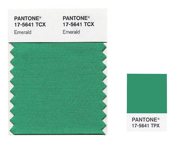 Pantone declared Emerald its 2013 color of the year. COURTESY PANTONE