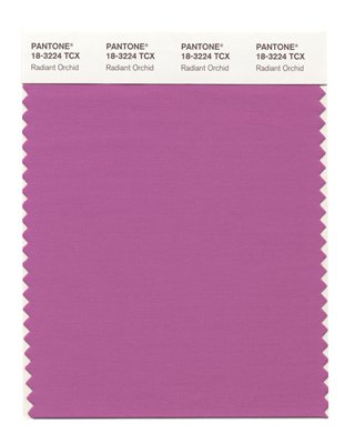 Pantone has declared Radiant Orchid its 2014 Color of the Year. COURTESY PANTONE