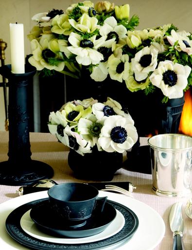 Black basalt from Charlotte Moss' collection.