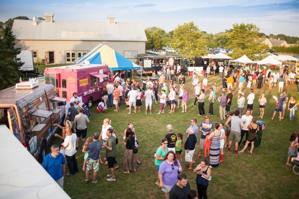The crowd at last year's inaugural Great Food Truck Derby. LINDSAY MORISS