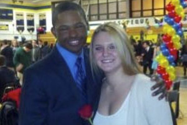 Jarred Terry and Elouise Miny enjoying the Best Buddies Prom.