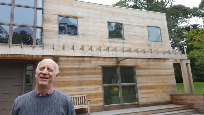 Paul Goldberger at home in East Hampton. BRIDGET LEROY