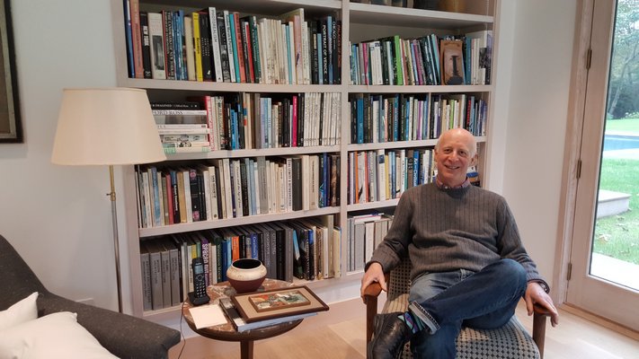 Paul Goldberger at home in East Hampton. BRIDGET LEROY