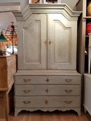 Country French Armoire, painted inside and out, at Ruby Beets Sag Harbor. JACK CRIMMINS