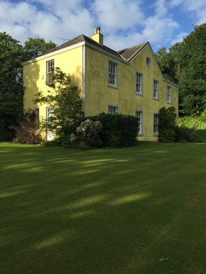 Yellow Regency farmhouse. MARSHALL WATSON