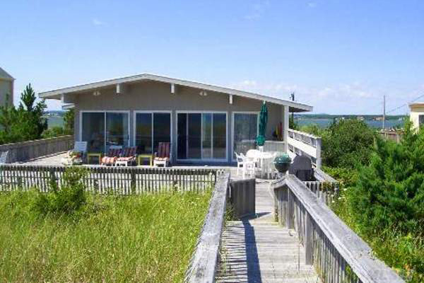 The renovated cottage that used to sit at 519 Dune Road in Westhampton Beach. COURTESY JUDE LYONS