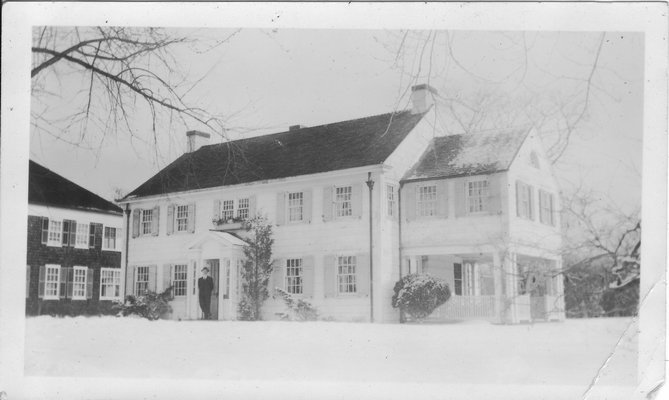 The home of Edward Post White and Lizabeth May Halsey White on Post Crossing in Southampton Village photographed in the early 1930s. COURTESY CON CROWLEY
