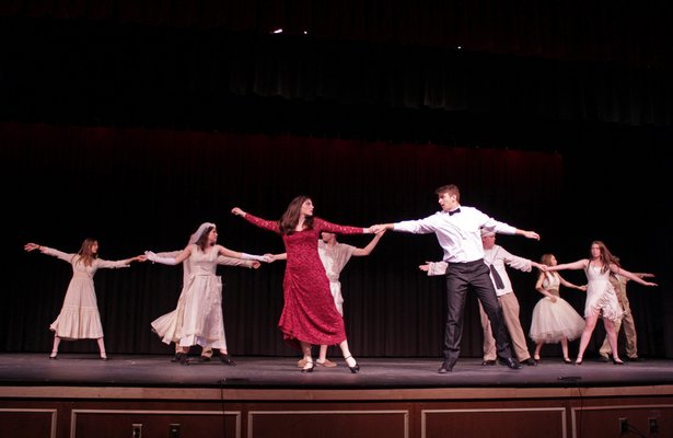"Tango de Amor" from Addams Family at Shelter Island High School. TOM KOCHIE