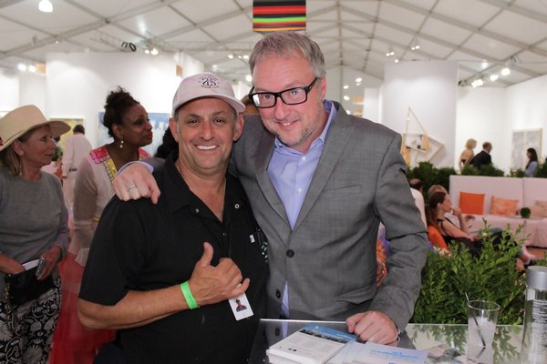 Chef Scott Kamp and Ian Duke of Southampton Social Club, which catered the opening. TOM KOCHIE