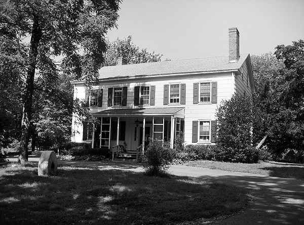 The exterior of the Jackson/Malcolm Home in Jericho, a stop along the Underground Railraod. VELSOR COLLECTION