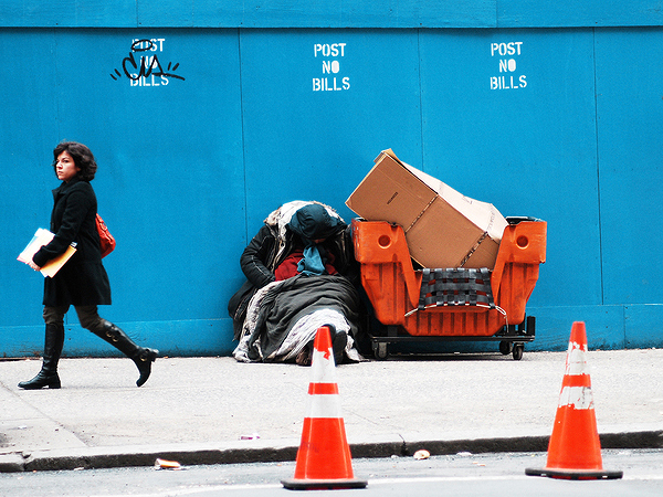 The homeless. MARGERY HARNICK