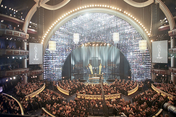 The 2009 Oscars stage, designed by the Rockwell Group. AMPAS