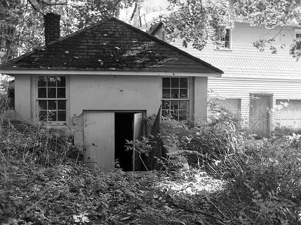 The icehouse at the Post family home, a stop along the Underground Railroad in Old Westbury. VELSOR COLLECTION