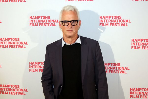 October 15 -- John Slattery on the red carpet for "Spotlight" at the Hamptons International Film Festival.