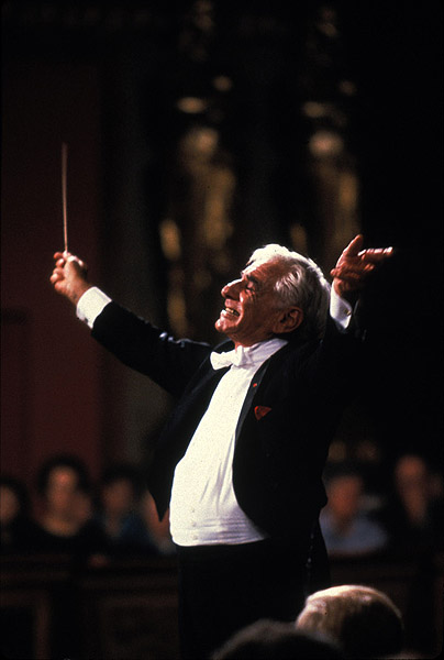 A still from "Leonard Bernstein: Reaching for the Note," which will screen at the Hamptons Take 2 Documentary Film Festival this weekend. COURTESY JACQUI LOFARO