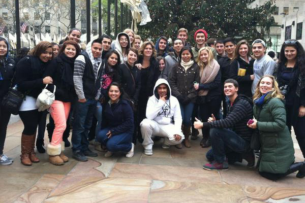 Kristine Swickard’s native language speaking class from SUNY Old Westbury joined with East Hampton High School’s AP French and Spanish classes on a journey to the Metropolitan Museum of Art.