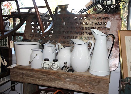 The East Hampton Antique Show will feature items for both inside and outside the home.  Lynn Stefanelli