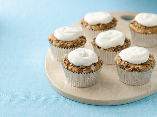 Apple Streusel Cupcakes from "Hungry Girl 200 Under 200: Just Desserts." By VAL BOURASSA