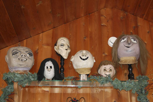 The former home of Charles and Tee Addams in Sagaponack might be slightly eccentric and jam-packed with unusual collectibles. But creepy, kooky, mysterious and spooky? Not so much. Well, maybe a little.