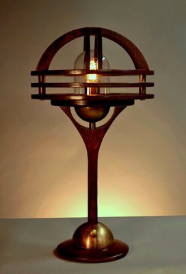 A marine grade lamp hand crafted by Art Donovan owner of Sage Marine. COURTESY: ART DONOVAN